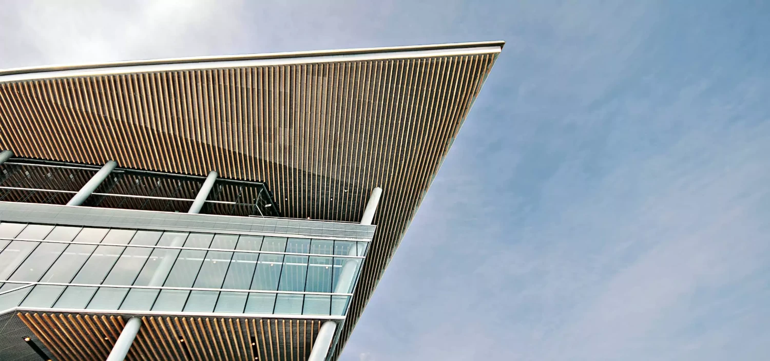 Modern office building in Kuřim, Czech Republic